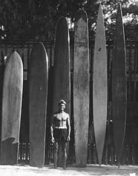 B19, Tom Blake, Important Surfing Pioneer and Creator of the Surfboard Fin.